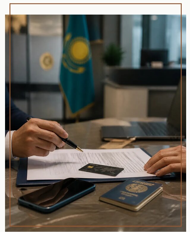 Открытие счета и банковской карты в Казахстане в Салавате